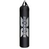 6FT MUAY Thai Punching Bags - Black & Silver "Deranged" By Danger Equipment -Knockout Shop 6ft muay thai kick bag black silver deranged by danger equipment 867401
