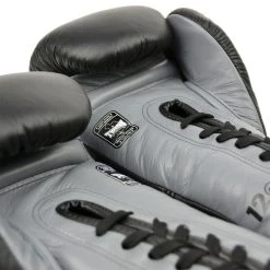 Best Seller -Knockout Shop bgll1 twins lace up boxing gloves black grey 204787