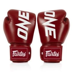 BGV1 Fairtex X ONE Championship Red Boxing Gloves -Knockout Shop bgv1 fairtex x one championship red boxing gloves 198549