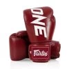 BGV1 Fairtex X ONE Championship Red Boxing Gloves -Knockout Shop bgv1 fairtex x one championship red boxing gloves 201104