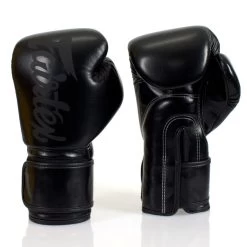 BGV14 Fairtex Black Microfiber Gloves -Knockout Shop bgv14 fairtex black microfiber gloves 968959