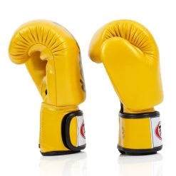 BGV19 Fairtex Gold Deluxe Tight-Fit Gloves -Knockout Shop bgv19 fairtex gold deluxe tight fit gloves 598106
