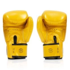 BGV19 Fairtex Gold Deluxe Tight-Fit Gloves -Knockout Shop bgv19 fairtex gold deluxe tight fit gloves 836256
