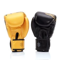 BGV26 Fairtex Harmony Six Black-Gold Boxing Gloves -Knockout Shop bgv26 fairtex harmony six black gold boxing gloves 321239