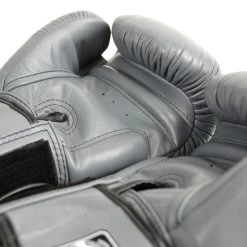 BGVL3 Twins Grey Velcro Boxing Gloves -Knockout Shop bgvl3 twins grey velcro boxing gloves 585084