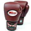 BGVL3 Twins Maroon Velcro Boxing Gloves -Knockout Shop bgvl3 twins maroon velcro boxing gloves 757276