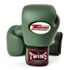 BGVL3 Twins Olive Green Velcro Boxing Gloves -Knockout Shop bgvl3 twins olive green velcro boxing gloves 250850