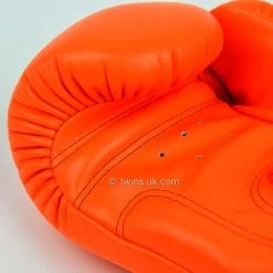 BGVL3 Twins Orange Velcro Boxing Gloves -Knockout Shop bgvl3 twins orange velcro boxing gloves 127406