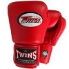 BGVL3 Twins Red Velcro Boxing Gloves -Knockout Shop bgvl3 twins red velcro boxing gloves 799050