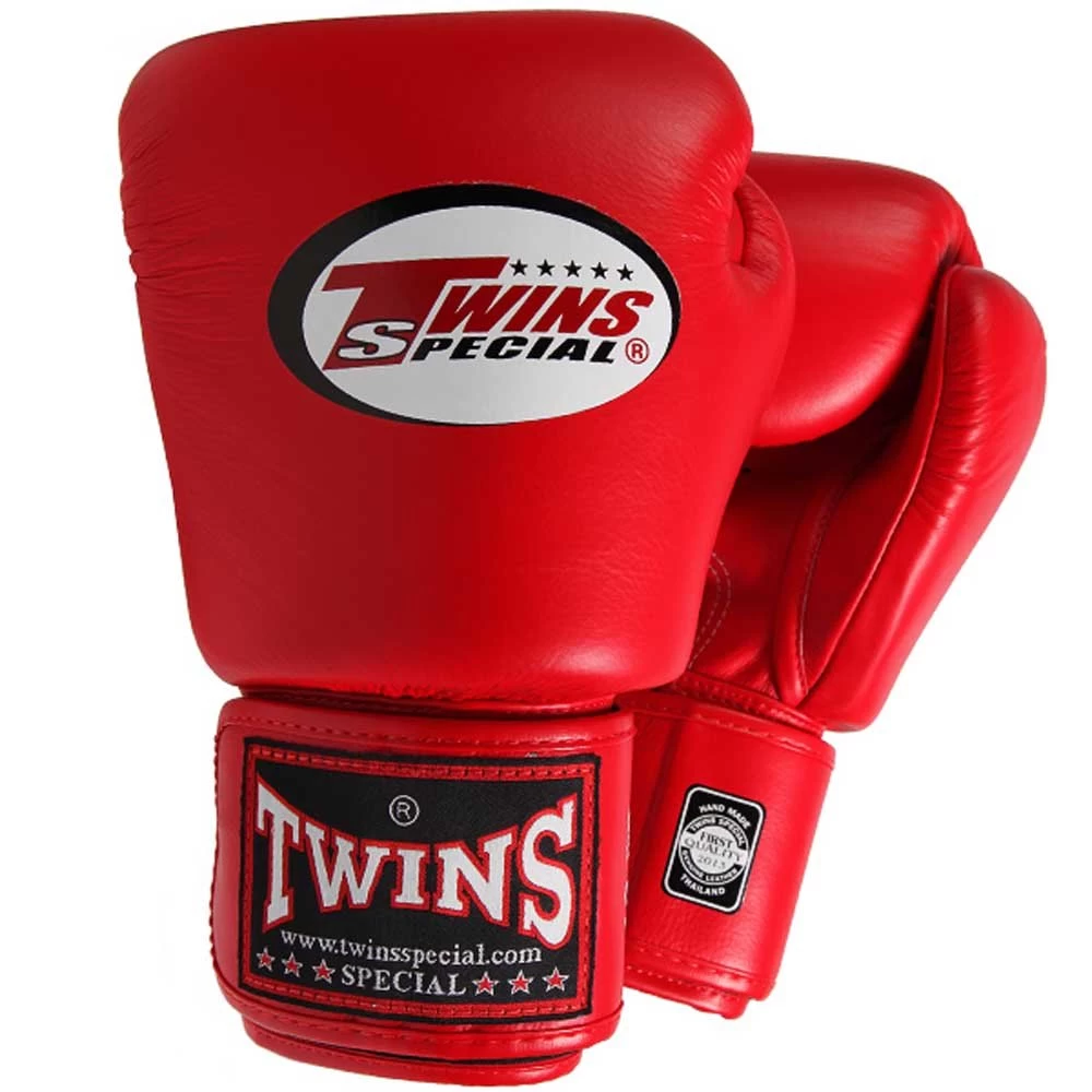 BGVL3 Twins Red Velcro Boxing Gloves 3 BGVL3 Twins Red Velcro Boxing Gloves