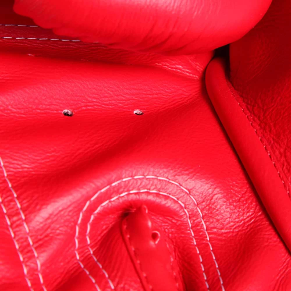 BGVL3 Twins Red Velcro Boxing Gloves 7 BGVL3 Twins Red Velcro Boxing Gloves - Image 5