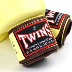 BGVL3 Twins Vanilla Velcro Boxing Gloves 9 BGVL3 Twins Vanilla Velcro Boxing Gloves -Knockout Shop bgvl3 twins vanilla velcro boxing gloves 720945