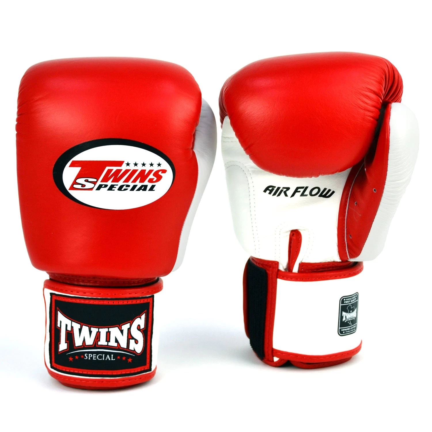 BGVLA2-2T Twins Air Flow Boxing Gloves Red-White-Black 3 BGVLA2-2T Twins Air Flow Boxing Gloves Red-White-Black