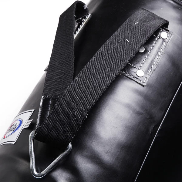 Fairtex 6ft Banana Kick Bag Black - Unfilled 8 Fairtex 6ft Banana Kick Bag Black - Unfilled - Image 6