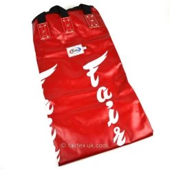 Fairtex 6ft Red Banana Kick Bag - Unfilled