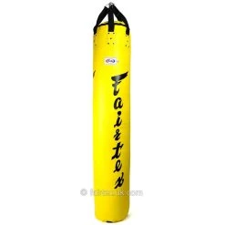 Fairtex 6ft Yellow Banana Kick Bag - Unfilled -Knockout Shop fairtex 6ft yellow banana kick bag unfilled 289041