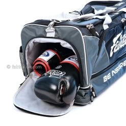 Fairtex BAG2 Grey Heavy Duty Gym Bag -Knockout Shop fairtex bag2 grey heavy duty gym bag 162812