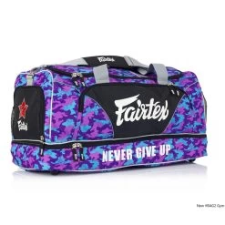 Fairtex BAG2 Purple Camo Heavy Duty Gym Bag -Knockout Shop fairtex bag2 purple camo heavy duty gym bag 905101