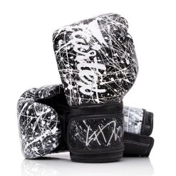 Fairtex BGV14PT The Painter Unique Boxing Gloves - Black/White