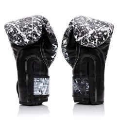 Fairtex BGV14PT The Painter Unique Boxing Gloves - Black/White -Knockout Shop fairtex bgv14pt the painter unique boxing gloves blackwhite 991889