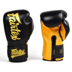 Best Seller -Knockout Shop fairtex bgv18 super sparring boxing gloves blackgold 753963