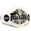 Fairtex BPV2 White Lightweight Belly Pad -Knockout Shop fairtex bpv2 white lightweight belly pad 795741