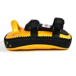 Fairtex Light Weight Thai Kick Pads - Gold -Knockout Shop fairtex light weight thai kick pads gold 208859