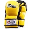 Fairtex MMA Sparring Gloves FGV15 - Yellow -Knockout Shop fairtex mma sparring gloves fgv15 yellow 818815