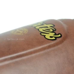 Fairtex Shin Guard SP8 Vintage Brown -Knockout Shop fairtex shin guard sp8 vintage brown 437242