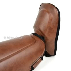 Fairtex Shin Guard SP8 Vintage Brown -Knockout Shop fairtex shin guard sp8 vintage brown 472346