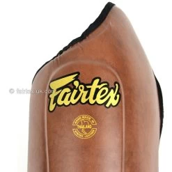 Fairtex Shin Guard SP8 Vintage Brown -Knockout Shop fairtex shin guard sp8 vintage brown 873244