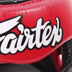 Fairtex Ultimate Full Coverage Headguard - Black And Red -Knockout Shop fairtex ultimate full coverage headguard black and red 467911