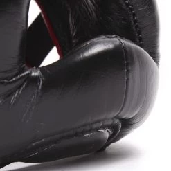 Fairtex Ultimate Full Coverage Headguard - Black And Red -Knockout Shop fairtex ultimate full coverage headguard black and red 770894