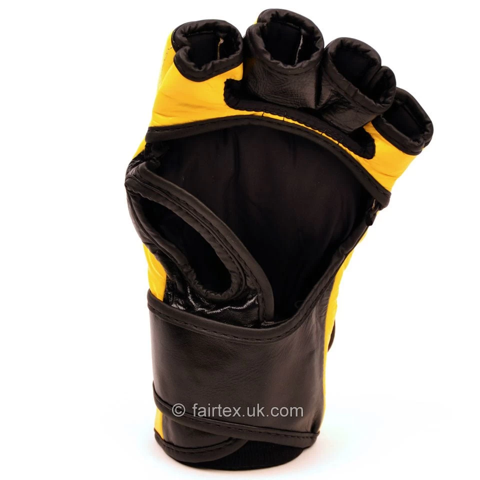 Fairtex Ultimate Mma Gloves FGV12 - Yellow 5 Fairtex Ultimate Mma Gloves FGV12 - Yellow - Image 3