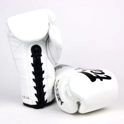 Fairtex X Glory Lace Boxing Gloves - White 9 Fairtex X Glory Lace Boxing Gloves - White -Knockout Shop fairtex x glory lace boxing gloves white 157780