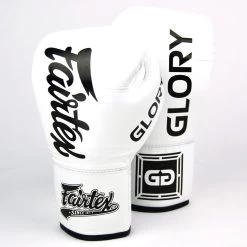 Fairtex X Glory Lace Boxing Gloves - White