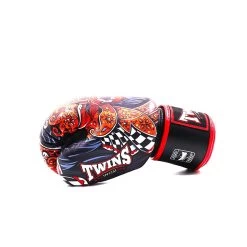 FBGVL3-59 Twins Barong Boxing Gloves Black-Red -Knockout Shop fbgvl3 59 twins barong boxing gloves black red 298766