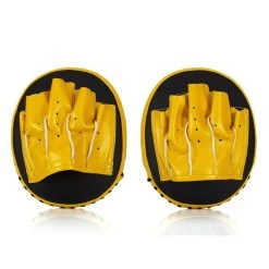 FMV15 Fairtex Pro Speed Mitts Black-Gold -Knockout Shop fmv15 fairtex pro speed mitts black gold 153785