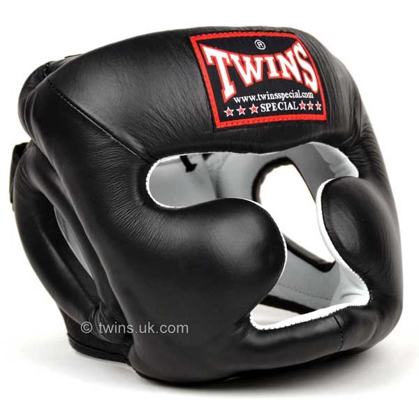 HGL3 Twins Black Sparring Headguard 3 HGL3 Twins Black Sparring Headguard
