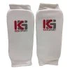 Kicksport Elasticated Shin Guards White -Knockout Shop kicksport elasticated shin guards white 7201 p
