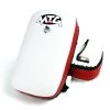 KPS2 MTG Pro White-Red Synthetic Thai Kick Pads -Knockout Shop kps2 mtg pro white red synthetic thai kick pads 798071