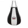 Pro Box Black-White Leather Heavy Maize Bag -Knockout Shop pro box black white leather heavy maize bag 208505