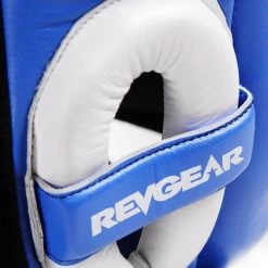 Revgear Guvnor Face Saver Head Guard - Blue -Knockout Shop revgear guvnor face saver head guard blue 629767