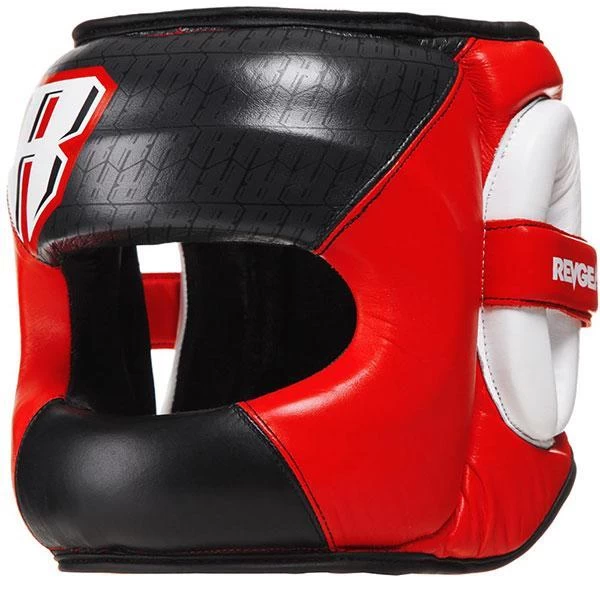 Revgear Guvnor Face Saver Head Guard - Red 3 Revgear Guvnor Face Saver Head Guard - Red