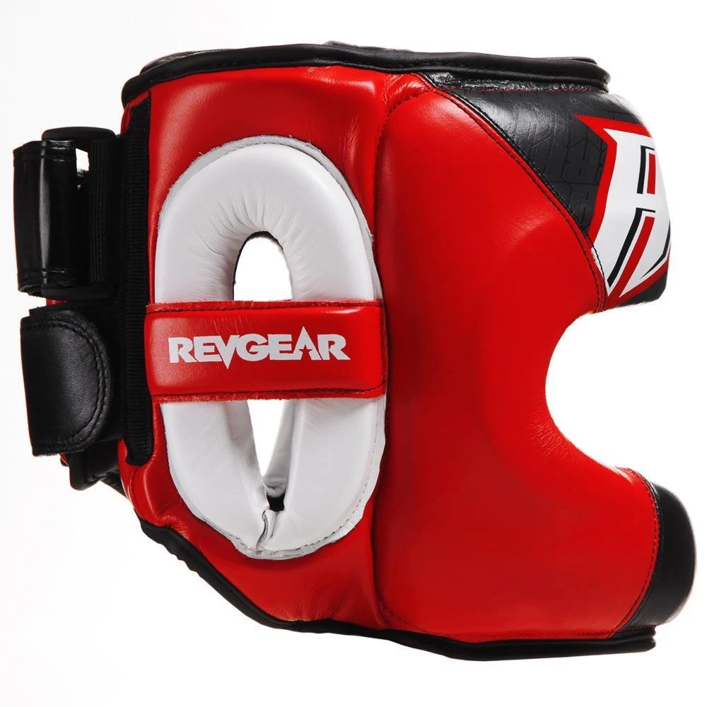 Revgear Guvnor Face Saver Head Guard - Red 4 Revgear Guvnor Face Saver Head Guard - Red - Image 2