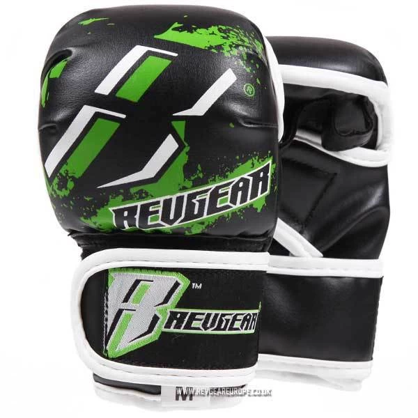 Revgear Kids Deluxe MMA Gloves - Green 3 Revgear Kids Deluxe MMA Gloves - Green