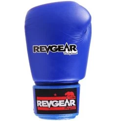 Revgear Original Thai Boxing Gloves - Blue -Knockout Shop revgear original thai boxing gloves blue 941616