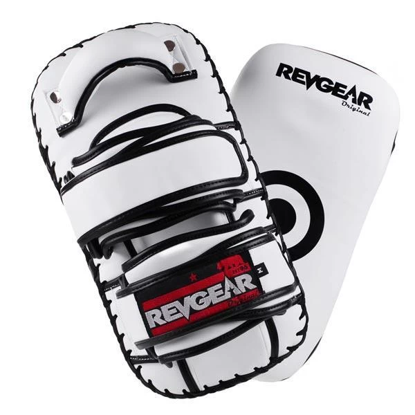 Revgear Original Thai Kick Pads - White 3 Revgear Original Thai Kick Pads - White