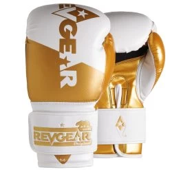 Revgear Pinnacle Boxing Gloves- White Gold