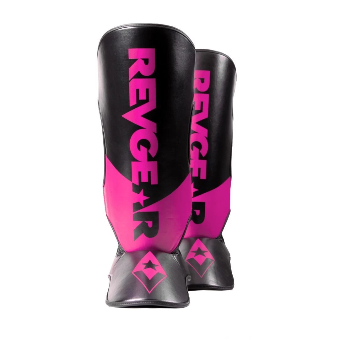 Revgear Pinnacle Shin Guards - Black/Pink 3 Revgear Pinnacle Shin Guards - Black/Pink
